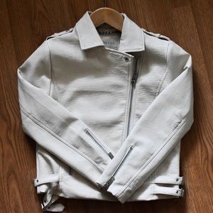 VEGAN Moon River Asymmetric Leather Jacket- New!